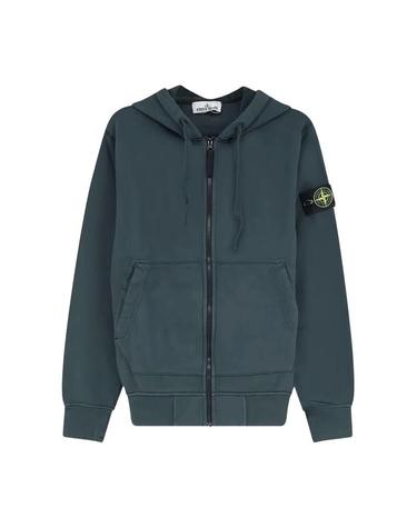 26FW 스톤아일랜드 코튼 플리스 남성 후드 집업 L2S15 6100061 S0051 V005S