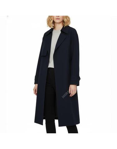 스튜디오니콜슨 SOFT DOUBLE BREASTED MAC DARKEST NAVY 998 소프트 더블 브레스티드 코트