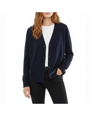 스튜디오니콜슨 RALL KNIT CARDIGAN DARKEST NAVY 1310 램스울 가디건