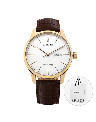 시티즌 CITIZENNH835318A 남성 가죽시계