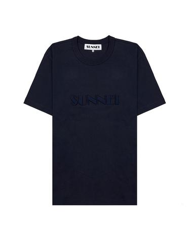 써네이남성 빅 로고 자수 반팔 티셔츠 MRTWXJER069 JER012 7941
