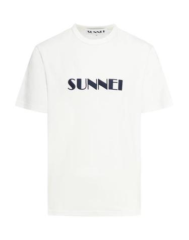 써네이 반팔 티셔츠 MRTWXJER069JER0127478 OFFWHITE DARK NAVY DOM