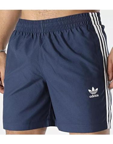 아디다스 아디다스 오리지널스 아디컬러 3S 스윔 쇼츠 HT4407 NIGHT INDIGO WHITE DOM
