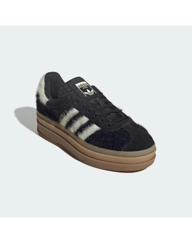 아디다스 가젤 볼드 스니커즈 JS3907 CORE BLACK CREAM WHITE GOLD METALLIC DOM