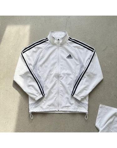 아디다스 팀가이스트 아디컬러 트랙 탑 WHITE KD5857