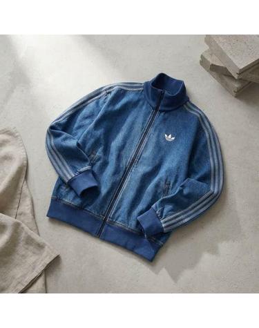 아디다스 데님 파이어버드 트랙탑 블루 KD1517