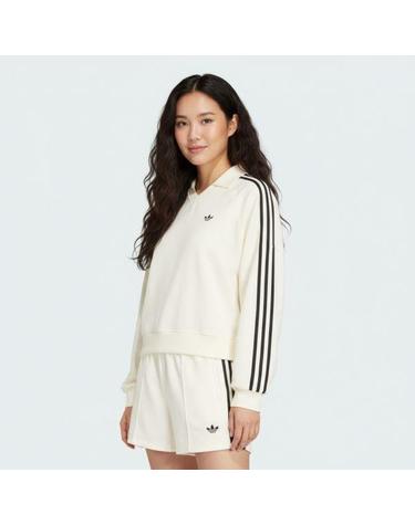 아디다스 테리 타월 브이넥 롱 슬리브 카라 폴로 셔츠 KD1401