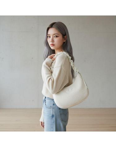 아디다스 오리지널 플리스 후리스 숄더백 OWHITE KS8838