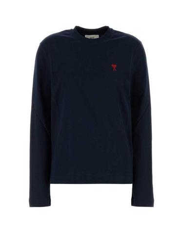26SS 아미 긴팔 티셔츠 BFUTS235724430 NIGHT BLUE DOM