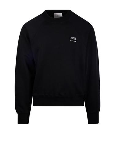 아미 긴팔 티셔츠 USW024747001 BLACK DOM