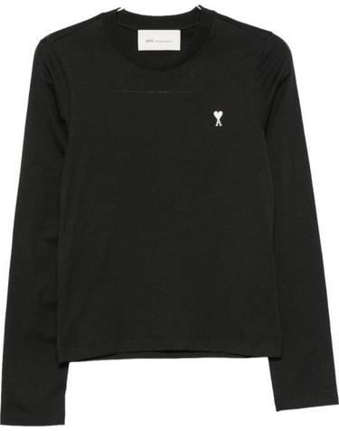 26FW 아미 긴팔 티셔츠 FTS417 724 045 BLACK DOM