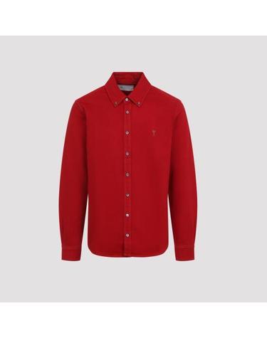 26FW 아미 데님 셔츠 USH786 DE0133 A186 RUBY RED DOM