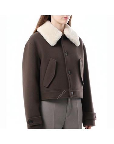 아미 쇼트 시어링 칼라 자켓 FJK269 WV0049 221