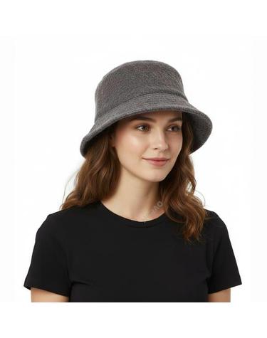 아워레가시 BUCKET HAT Mole Grey Mohair A4238BVG 모헤어 버킷햇