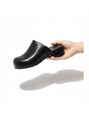 아워레가시 26 NAOTO CLOG Black Supple Cow Hide A2257NCB 나오토 클로그