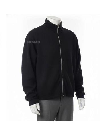 아워레가시 26FW SHRUNKEN FULLZIP Black Athletic Rib M2266SBA