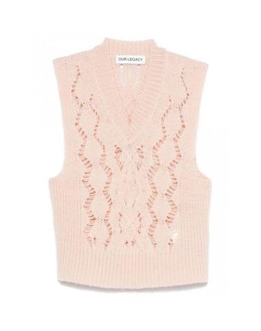 아워레가시 케이블 MICHIGAN 탱크 DELICATE 핑크 피셔맨 울 미시 W4243CD