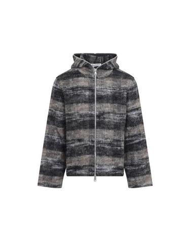 26FW 아워레가시 나이트 우즈 체크 로프티 울 풀 집 후드 M4266FN NIGHT WOODS DOM
