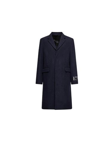 24SS 로고 라벨 울 싱글 코트 다크네이비 B90730 833