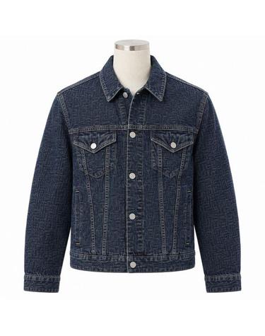 아크네스튜디오Rye Monogram Denim Jacket B90775 AIL 모노그램 데님 자켓