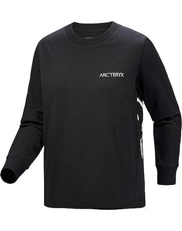 26SS 아크테릭스 긴팔 티셔츠 ATQSW08469BWB BLACK WHITE DOM