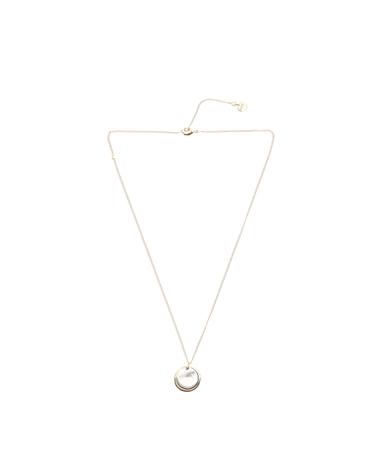 아페쎄엘로이 더블 메탈목걸이 MEACCM70682SABGOLDSILVER