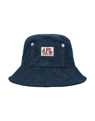 아페쎄 COHTD M24150 IAL WASHED INDIGO 공용 버킷햇
