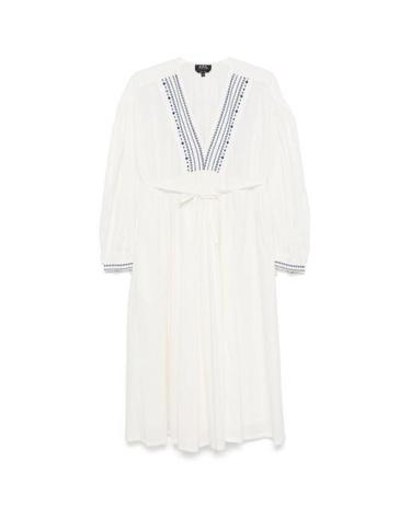 25SS 아페쎄 미디 원피스 COHHH F35203 AAB WHITE DOM