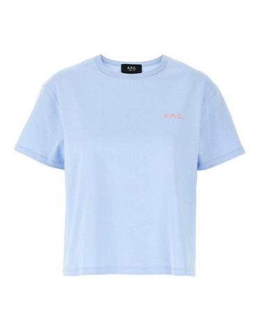 25SS 아페쎄 반팔 티셔츠 COHBQ F26390 ILG BLEU CIEL ROSE DOM