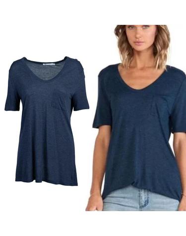 알렉산더왕 Alexander Wang 포켓 반팔티셔츠 400200R16 404
