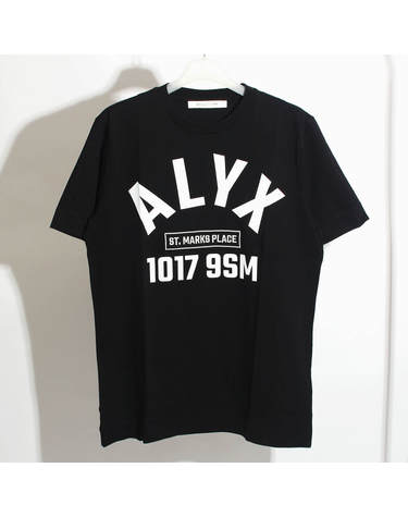 23SS 알릭스 로고 프린트 반팔 블랙 AAUTS0393FA01 001