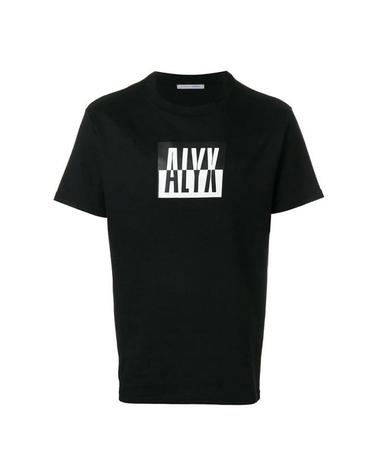 알릭스 로고 프린트 티셔츠 블랙 AVMTS0014 001