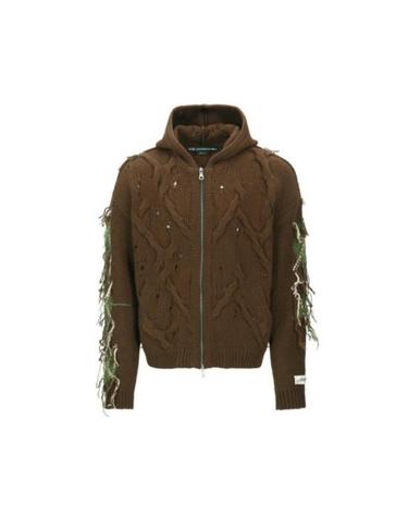 앤더슨벨 집업 니트 ATB1347U BROWN DOM