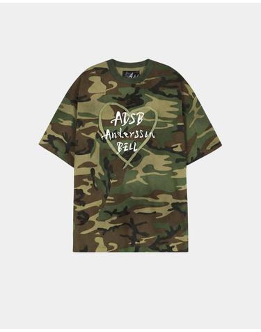 26SS 앤더슨벨 반팔 티셔츠 atb1683u CAMOUFLAGE DOM