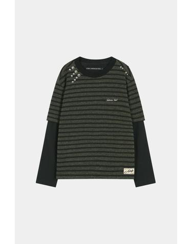 26FW 앤더슨벨 긴팔 티셔츠 atb1612u BLACK DOM
