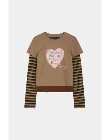 26FW 앤더슨벨 긴팔 티셔츠 atb1629w BROWN DOM