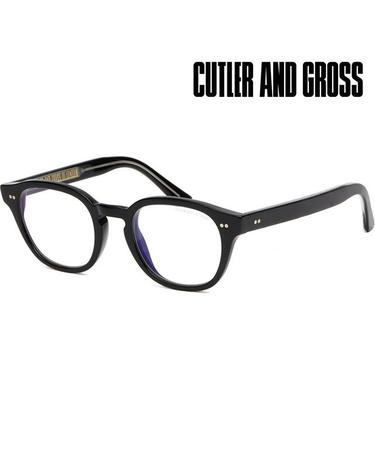 커틀러앤그로스 안경테 CGBB1380 001 명품 블랙 뿔테 사각 패션