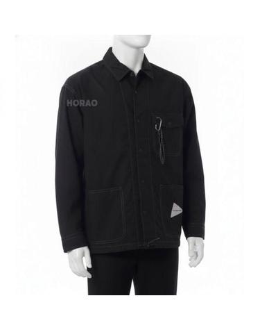앤드원더 26 CORDURA cotton rip shirt jacket Black 5746183059010 코듀라 코튼 립 셔츠 자켓