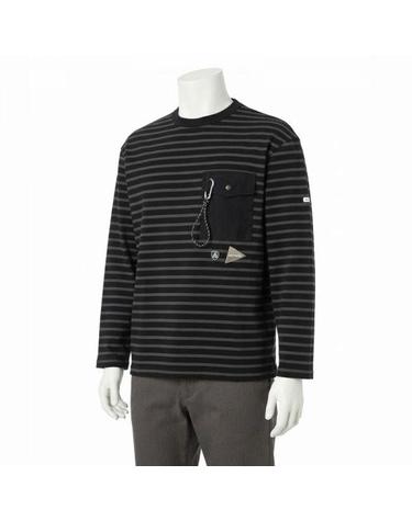 앤드원더 ORCIVAL LS T Black 5745184092010 오르치발 긴팔 티셔츠