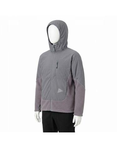 앤드원더 Alpha Direct FZ Hoodie Gray 5744241115020 알파 다이렉트 후드 집업