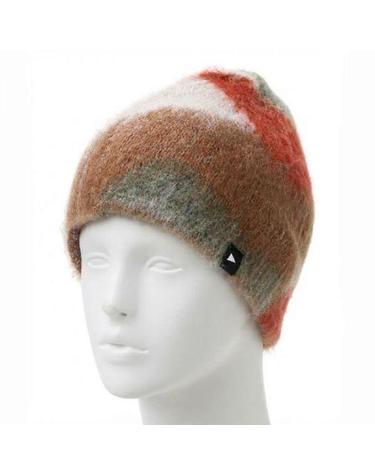 앤드원더 Mixed Color Shaggy Knit Beanie Brown mix5745286126401 믹스 컬러 쉐기 니트 비니