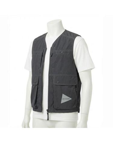 앤드원더 Tough Aramid Vest M Charcoal 5745181065022 남성 터프 아라미드 베스트