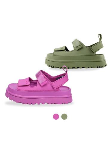 어그 골든 글로우 플랫폼 샌들 5CM 1152685 OLIVE FUCHSIA