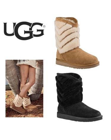 UGG 어그 타니아 쉐브론 양털 부츠