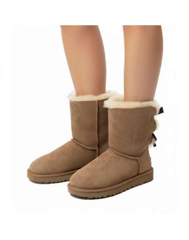 어그 Womens Bailey Bow II CHESTNUT 1016225 미니 베일리 보우 II