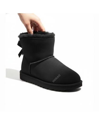 어그 MINI BAILEY BOW II BOOT BLACK 1016501 미니 베일리 보우 II