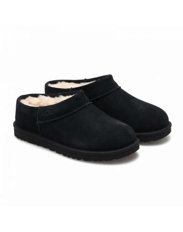 어그 UGG 엔랩 클로그 1180254 여성 남녀공용 겨울 털 슬리퍼 블랙