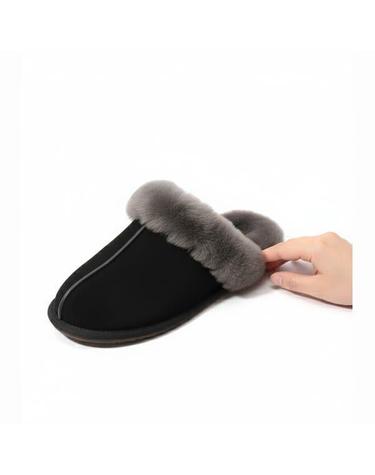 어그 SCUFFETTE II HOUSE SLIPPER 1106872 BLACKGREY 스커페트 양털 슬리퍼