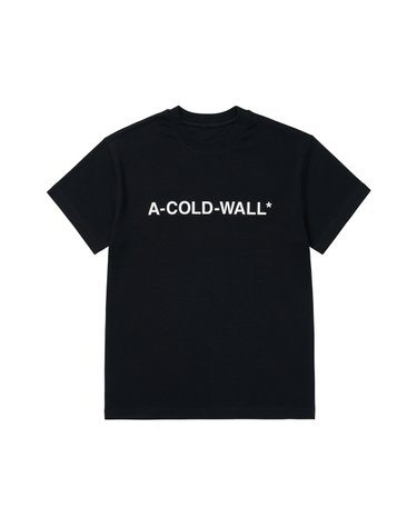 어콜드월 반팔 ACWMTS092 BLACK 에센셜 로고 남성반팔티