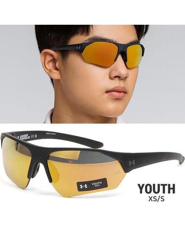 언더아머 선글라스 UA 7000S I46VP 주니어 골드 미러 마라톤 라이딩 스포츠 패션